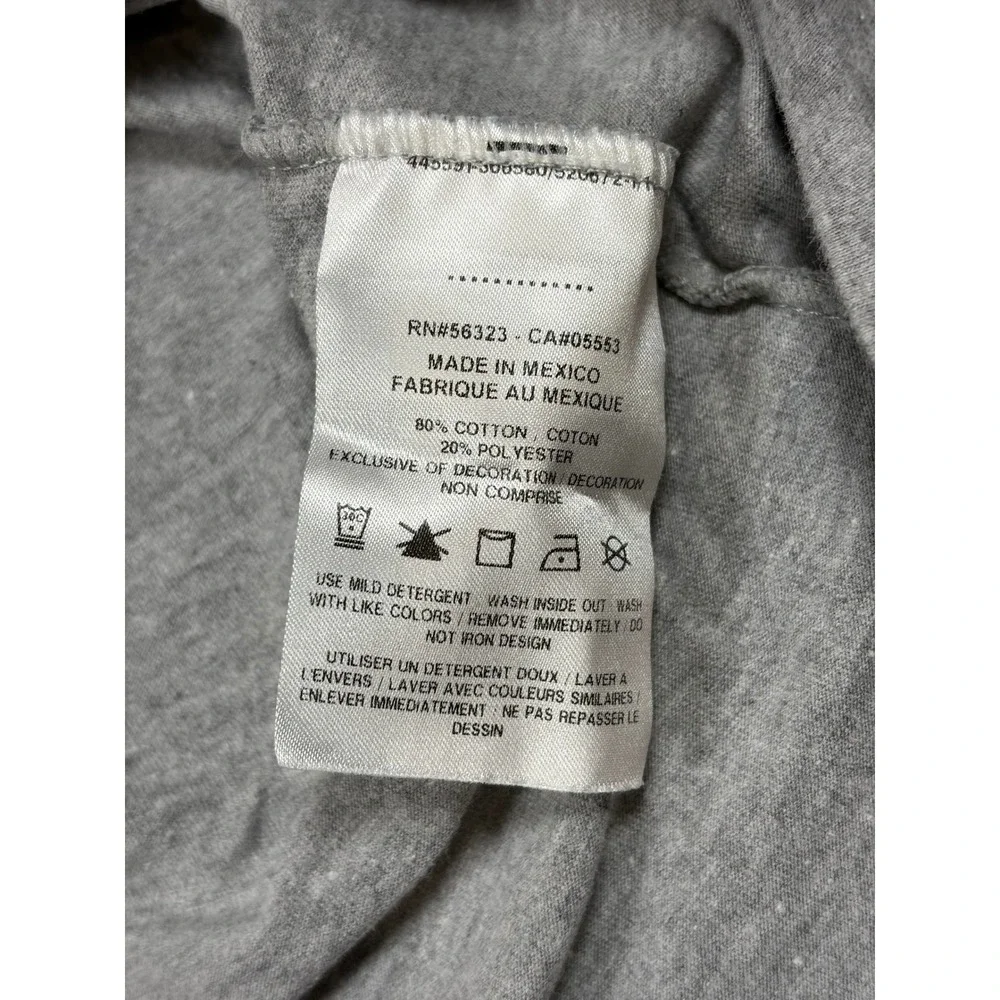 Nike Graphic T-Shirt Boys Large Gray Only Fresh Air Tropical Palm Tree Beach